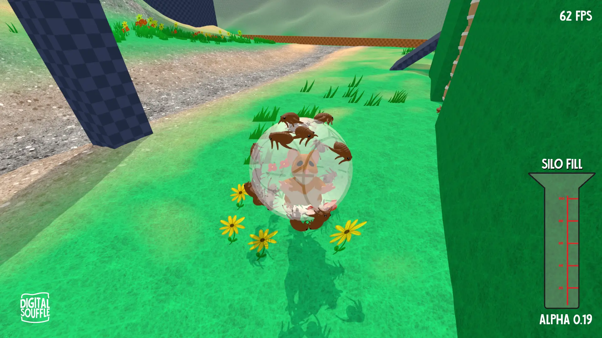 Screenshot of Hammy Farming gameplay