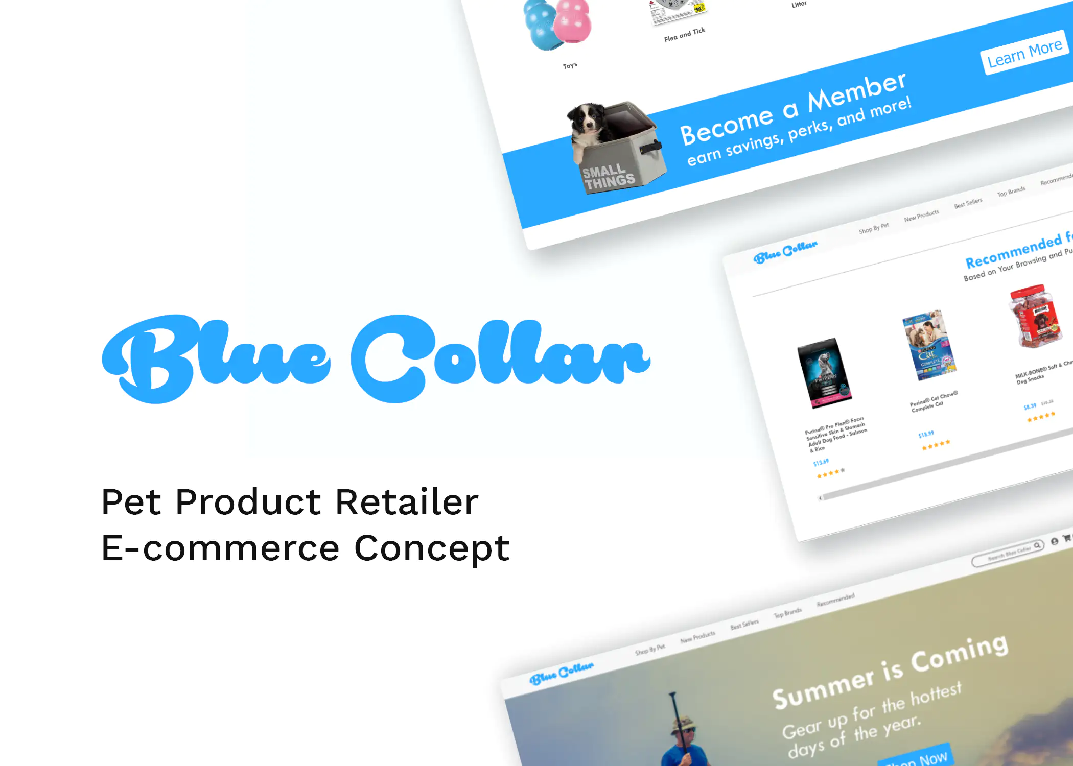Blue Collar - Animal Care E-commerce Concept