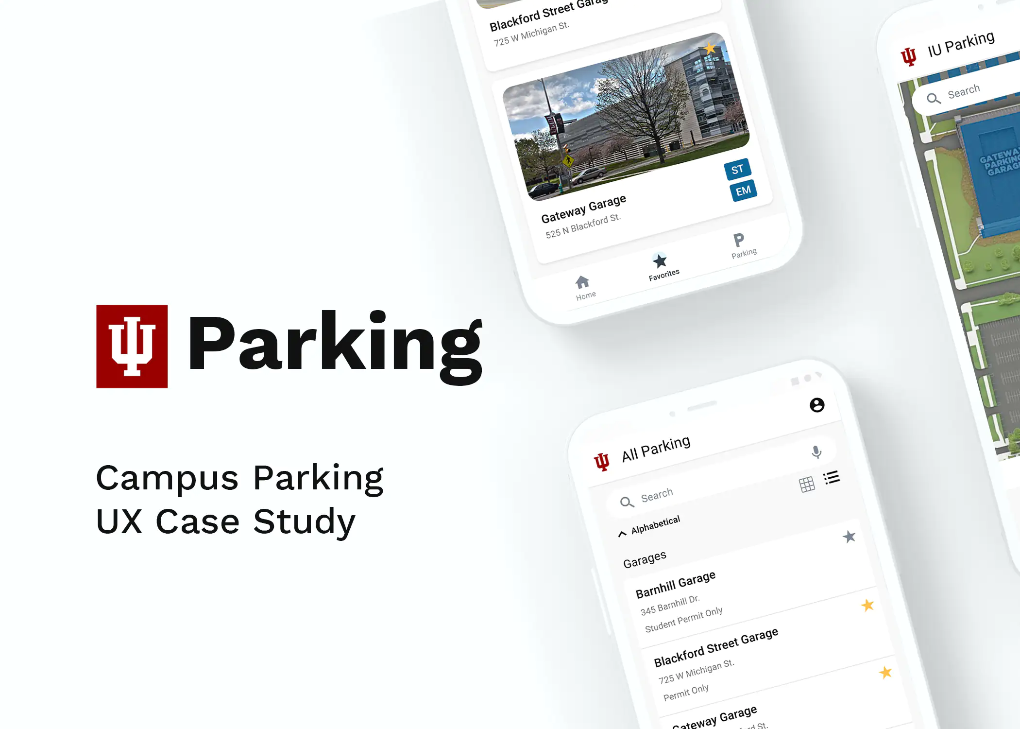 IU Parking - Campus Parking UX Case Study