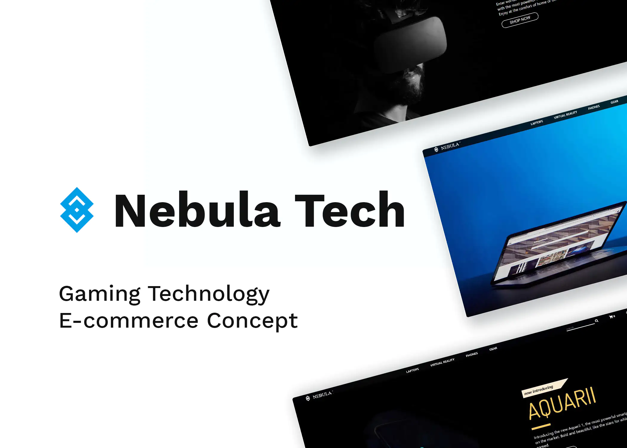 Nebula Tech - Gaming Technology E-commerce Concept